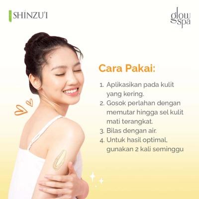 Shinzu’i Glow Spa Gel Exfoliating Honey 260ml | Gentle Brightening Gel with Natural Scrub & Honey Extract