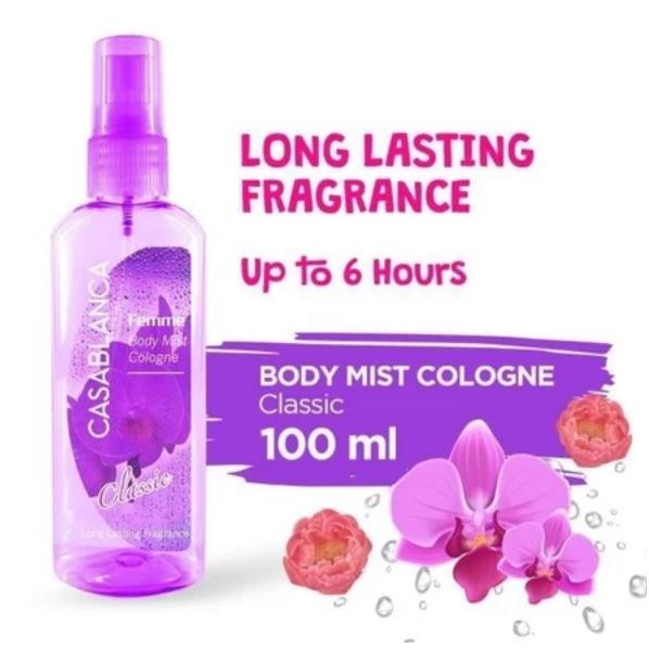 Casablanca Deodorant Roll On 50ml / Body Mist Cologne 100ml