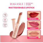 Hanasui Mattedorable Lipstick | Anti Geser Formula Smudgeproof Transferproof Long Lasting Matte