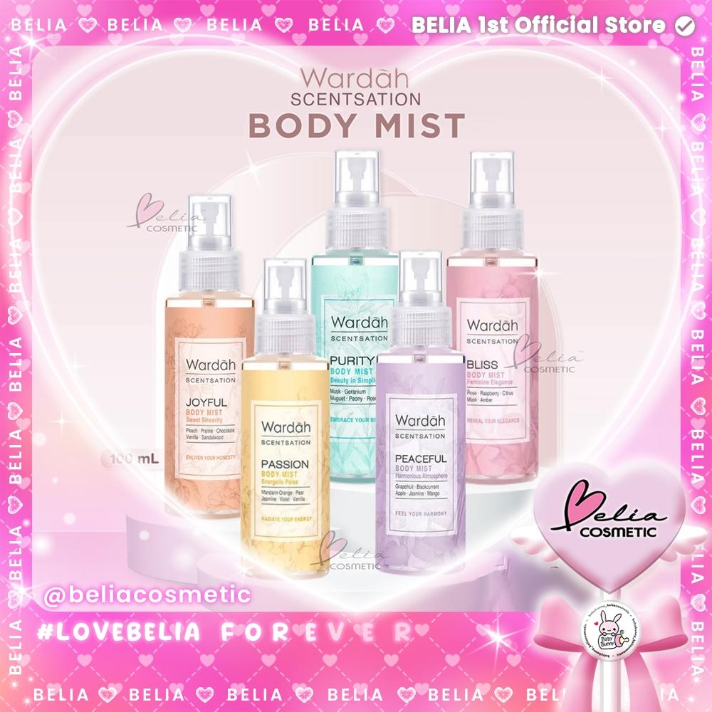 WARDAH Scentsation Body Mist 100ml – Refreshing Everyday Perfume | Long-Lasting Scent BPOM