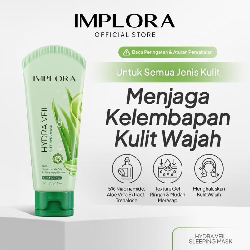 Implora DreamGlow Hydra Veil Sleeping Mask ~ Wake up to a glow that dreams are made of