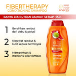 PAKET ISI 2 - Makarizo Hair Energy Fibertherapy Conditioning Shampoo Olive 330 mL