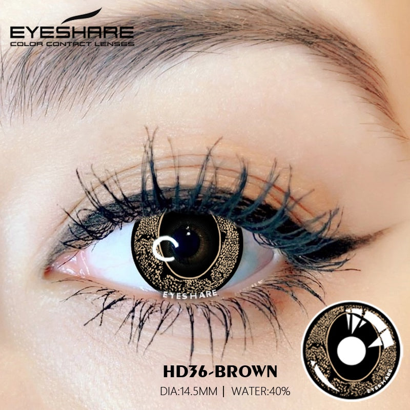 Eyeshare Softlens Lensa Kontak Mata Putih Cosplay Halloween Softlen Putih