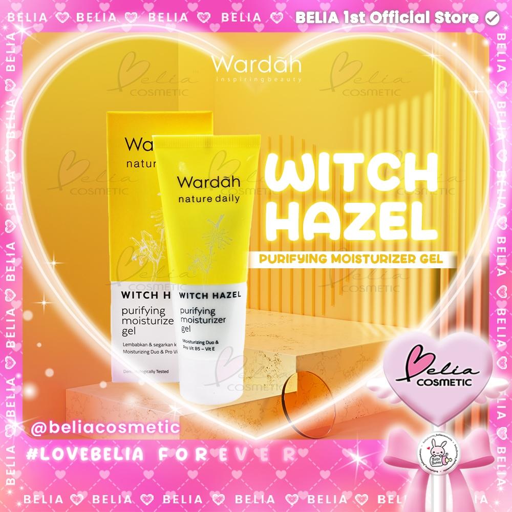 Serba Ada! WARDAH Witch Hazel Purifying Moisturizer Gel 40ml – For Normal Skin | Oil-Control & Hydration