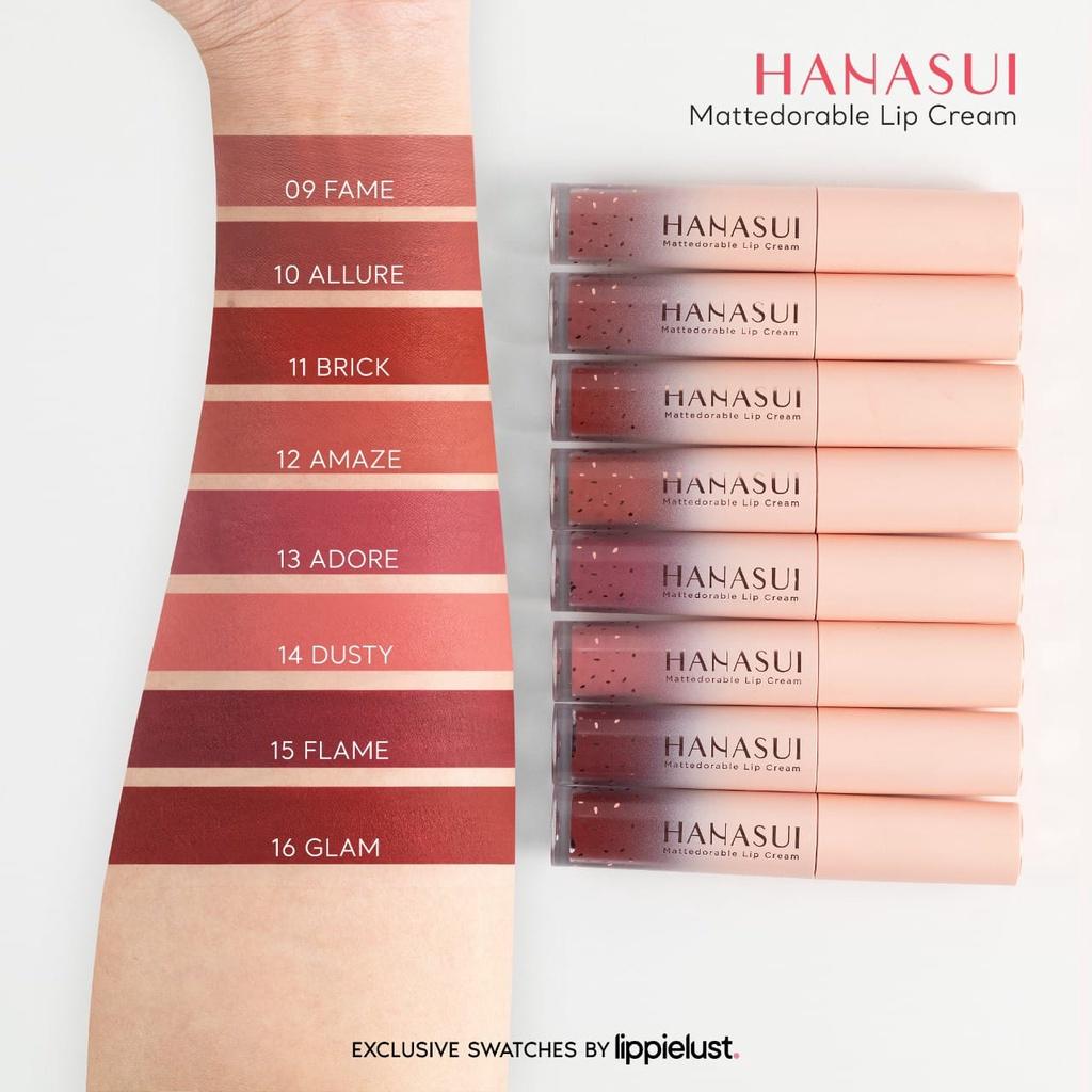 HANASUI Mattedorable Lip Cream – Boba Edition / Matcha Edition – Soft Matte Lip Tint