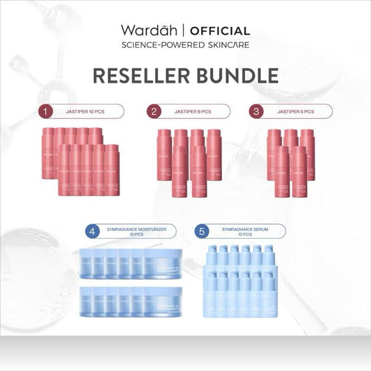 [RESELLER PACK] Wardah Skincare Set for Glow-Up Journey – Moisturizer & Serum Combo