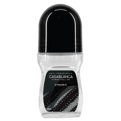 Casablanca Men’s Roll-On Deodorant Dynamic Black 50 ml – Elegant Bold Scent & 48H Protection for the Modern Man