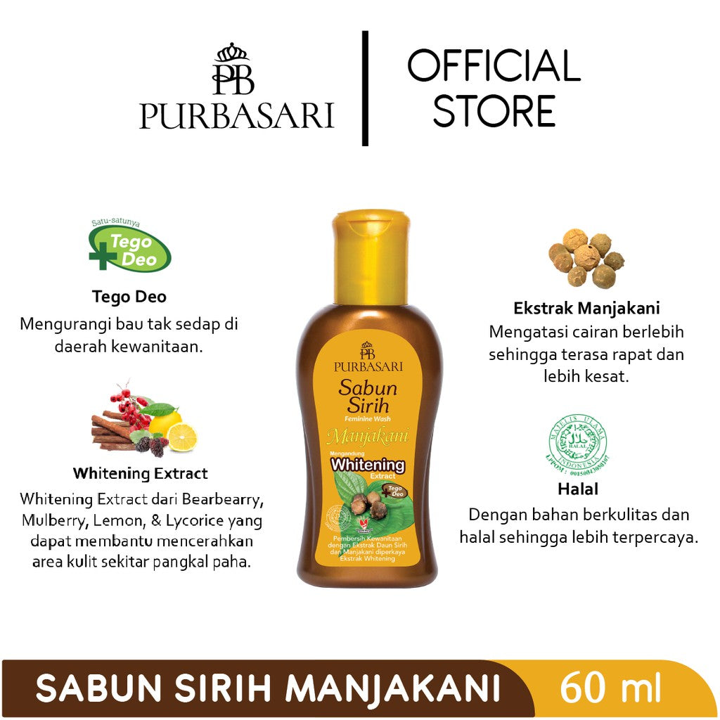 Purbasari Sabun Sirih 60 ml / Perawatan Kewanitaan / Pembersih Miss V