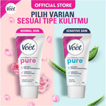 Veet PURE Hair Removal Cream 25gr /60gr Normal Pink / Sensitive Blue NEW