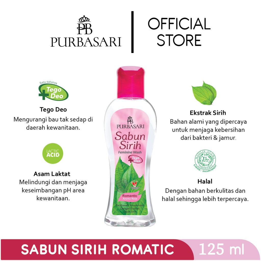 Purbasari Sabun Sirih 125 ml / Perawatan Kewanitaan / Pembersih Miss V