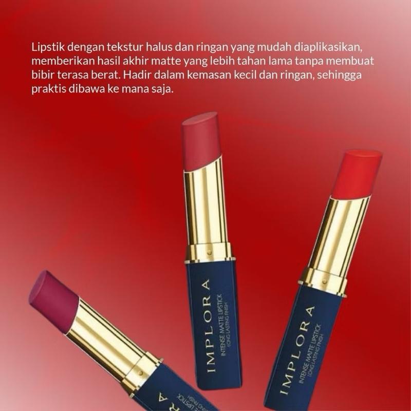 Implora VelvetMuse – Intense Matte Lipstick Collection