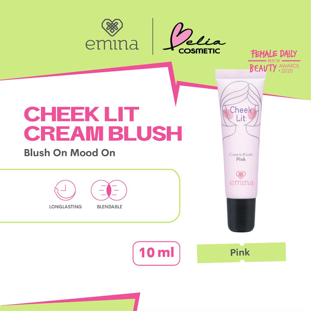 Emina Cheek Lit Cream Blush | Long-Lasting Natural Glow | 10mL