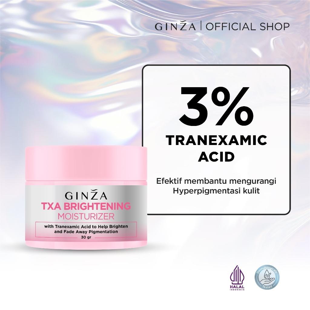 Ginza TXA Brightening Moisturizer 30g | Fade Dark Spots & Brighten Skin with Tranexamic Acid