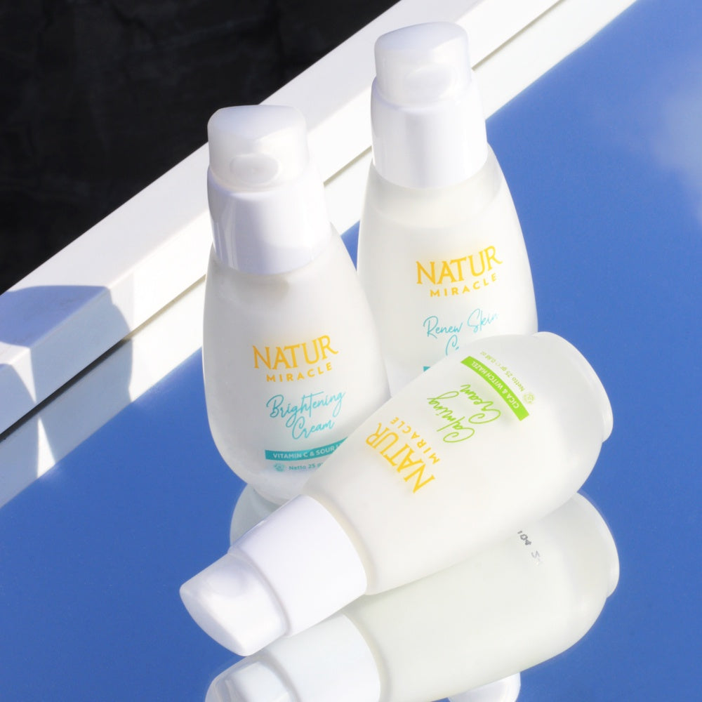 Natur Miracle Renew Skin Pollustop Moisturizer SPF 32 - Sunscreen Wajah Anti Aging