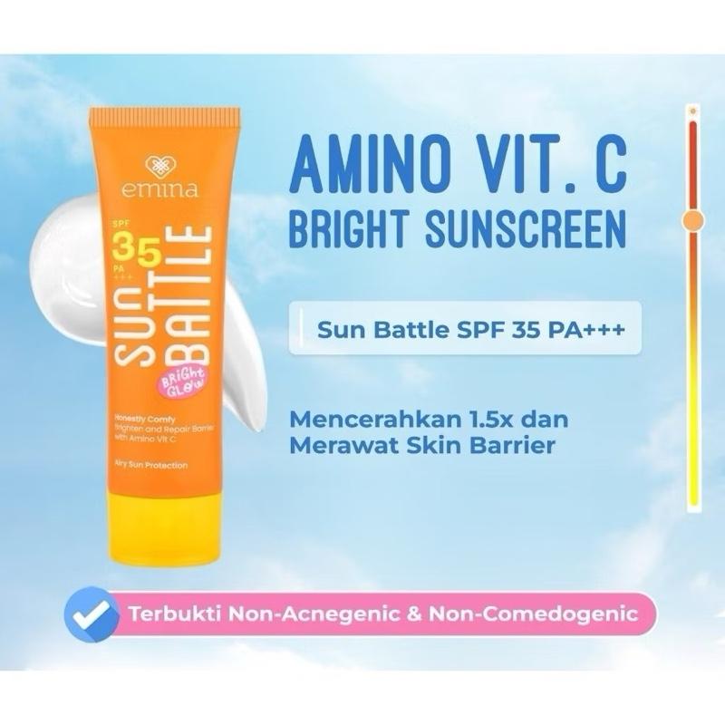 Emina SunGlow Shield – Bright Glow Sunscreen SPF 35 PA+++ (50ml)