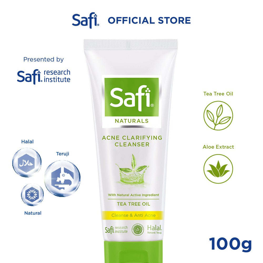 Safi Naturals Clarifying Cleanser Tea Tree Oil 100gr - Foam Cleanser