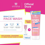 Emina Niacinamide Mencerahkan Oxy Ceramide Brightening Face Wash 50 / 100 ml NEW! - Sabun Muka Cerah Glowing Anti Kusam Bright Stuff