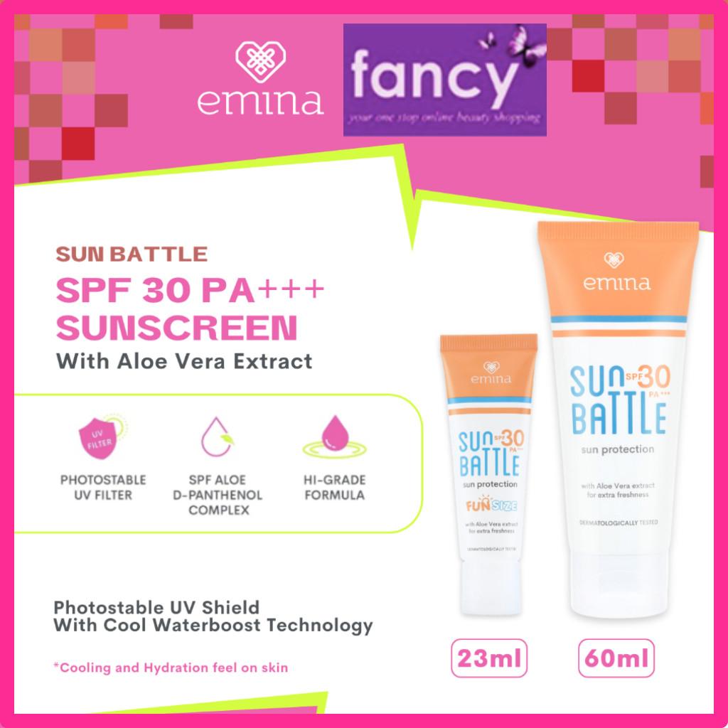 Emina Sun Battle SPF 35 PA+++ 50ml Bright Glow Sunscreen UV Protection