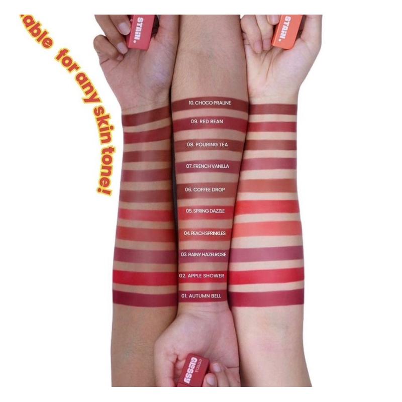 EMINA - Glossy Stain Lip Tint | Lightweight Gel Formula Long Lasting Lip Stain