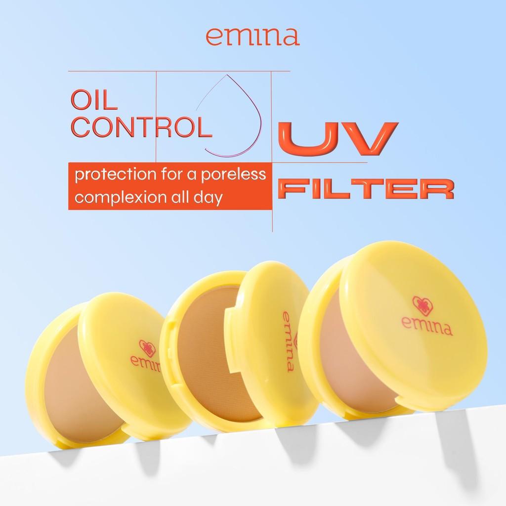 Emina Daily Matte Compact Powder x Muzik Tigerr 11g – Limited Edition Oil Control Compact with Soft Matte Finish & Cute Korean-Inspired Design