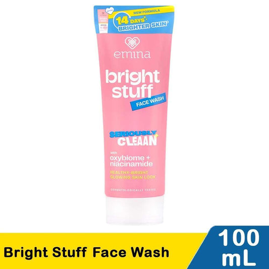Emina Bright Stuff Face Wash 100ml | Brightening Cleanser for Fresh & Radiant Skin