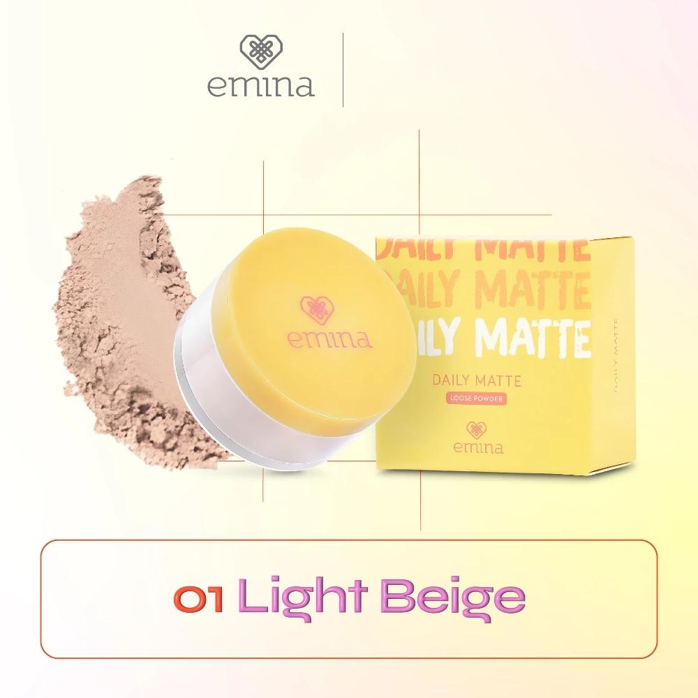 Emina Airy Matte Loose Powder 20g | Shine-Control Lightweight Setting Powder
