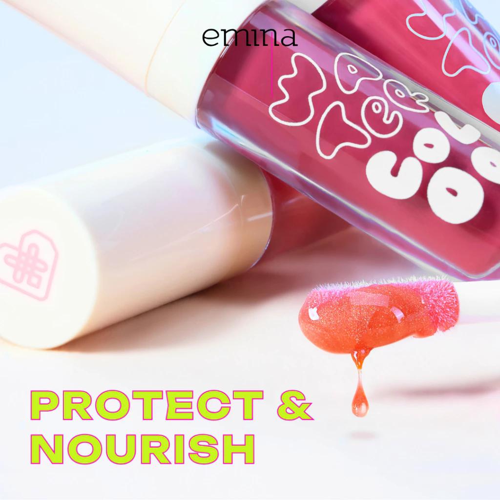 Emina Watercolor Lip Serum - Tinted Lip Serum Brightens in 7 Days