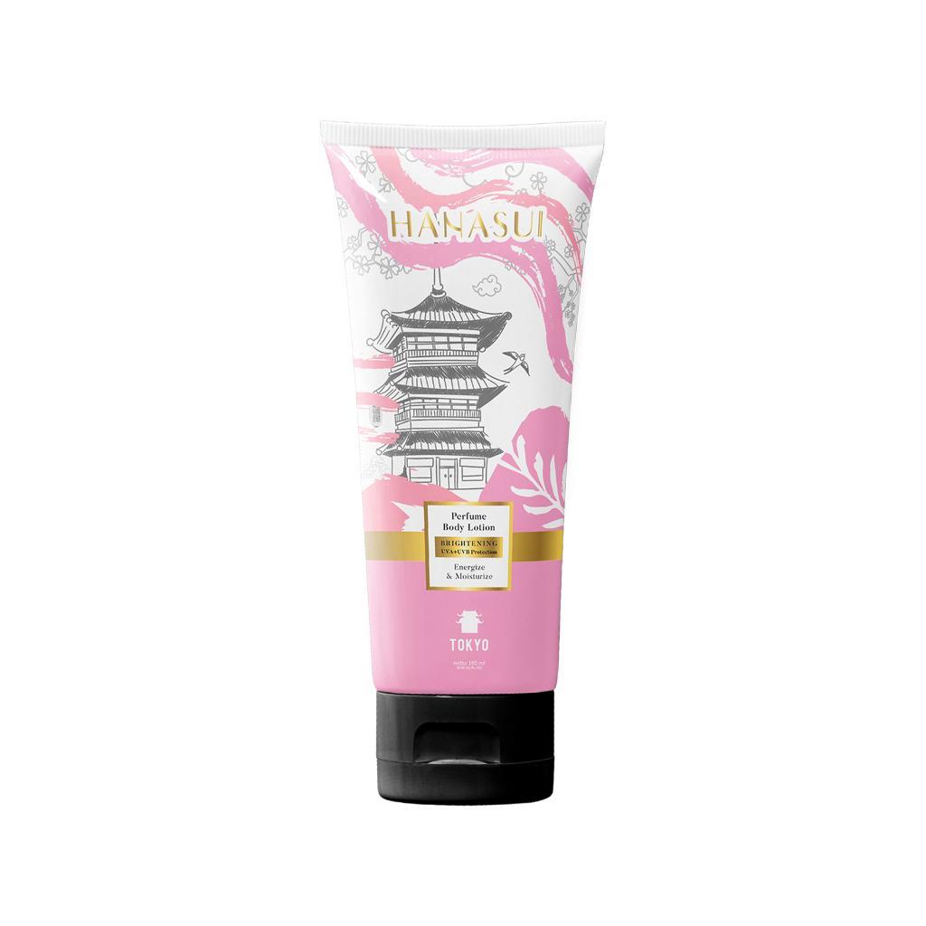 Hanasui Perfume Body Lotion 180ml - Brightening Lotion with Paris Sydney Tokyo Scents for Soft Moisturized Skin