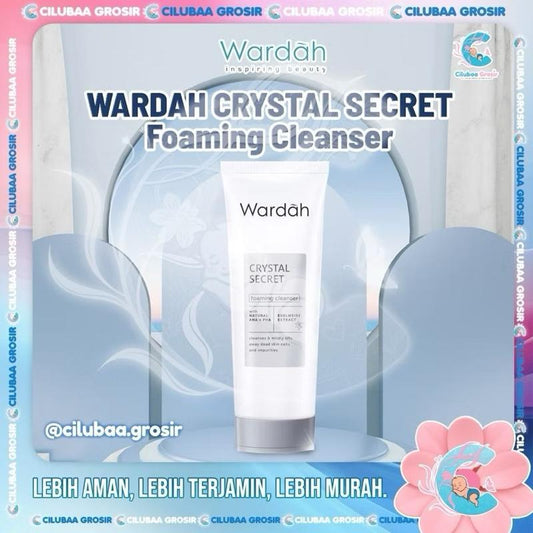 CrystalGlow Bright Foaming Cleanser by Wardah – 100ml