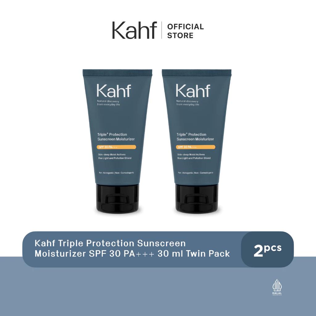 Twin Pack Kahf Triple Protection Sunscreen Moisturizer SPF 30 PA+++ 30 ml