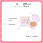 Emina Cheek Lit Highlighter Powder Nudesparkle 3.8 g - Creamy Texture dengan Micro Pearls Glitter