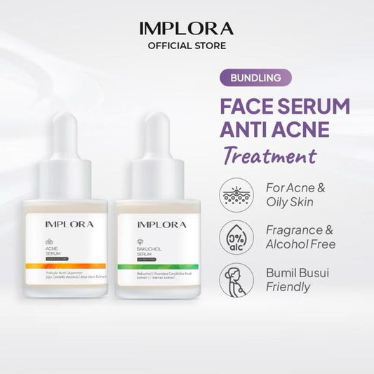 Implora ClearGlow Pro: Salicylic Anti-Acne Face Serum Set