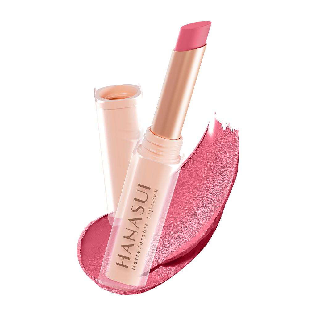 HANASUI Mattedorable Matte Lipstick 2g - Moisturizing & Smudge-Resistant Formula for Smooth Application