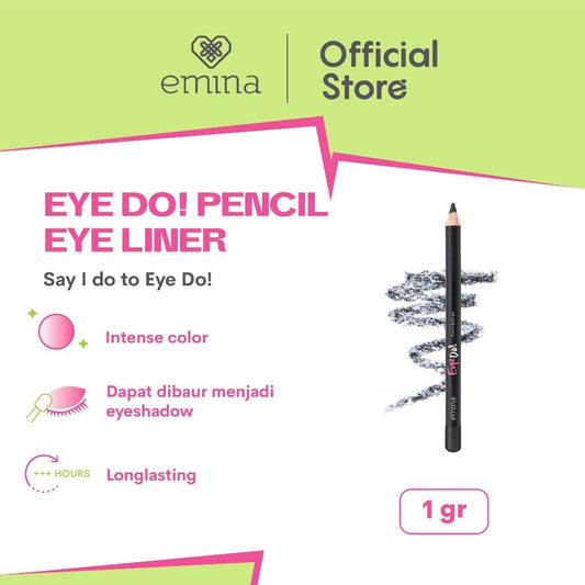 Emina Eye Do! Waterproof Matte Pencil Eyeliner 1g – Long Lasting, Smudgeproof & Easy to Apply