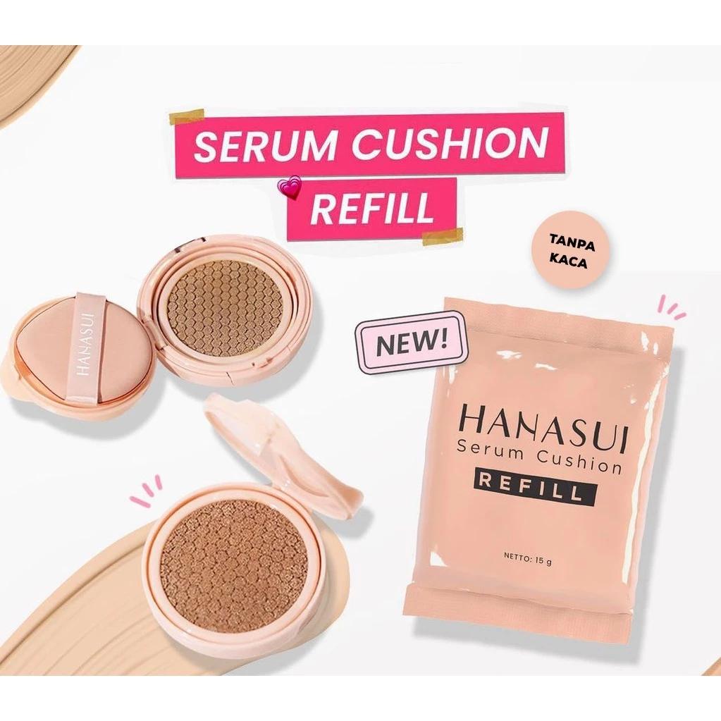 Hanasui Serum Cushion REFILL - Natural Finish with Skincare for Healthy and Radiant Skin