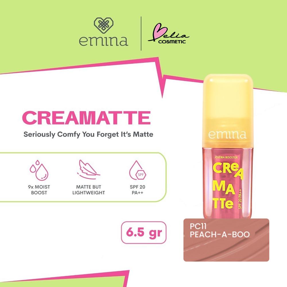 Emina Creamatte Lip Cream 1–19 | Soft Matte Finish | Lightweight & Long-Lasting Lip Cream | Serba Ada!