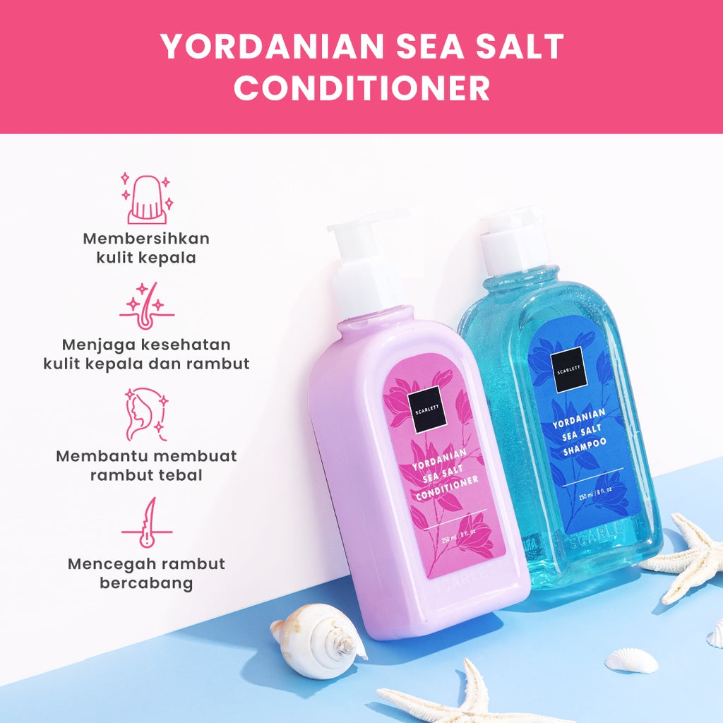 Scarlett Whitening Hair Soft and Shiny Sea Salt Conditioner