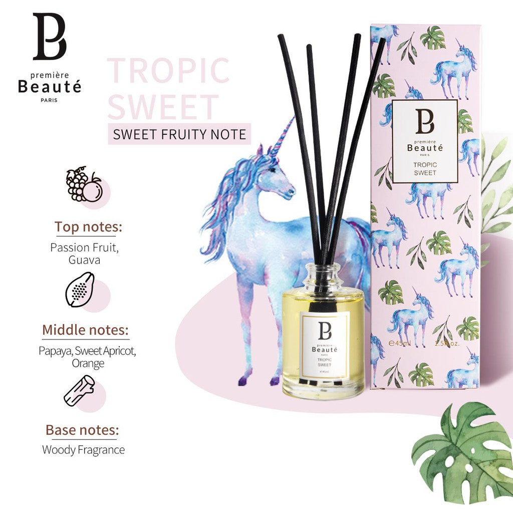 PREMIERE BEAUTE Aromatic Rattan Reed Diffuser oil Aromatherapy Replenisher Pewangi Pengharum Ruangan