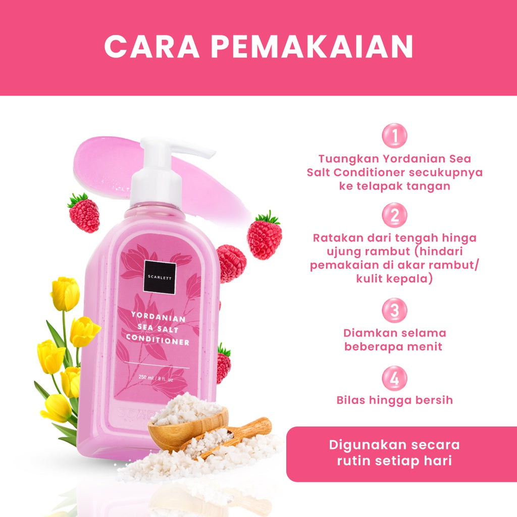 Scarlett Whitening Hair Soft and Shiny Sea Salt Conditioner