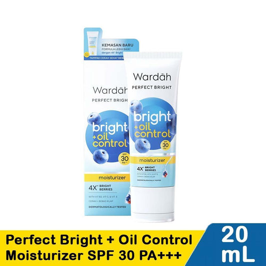 Wardah Perfect Bright Oil Control Moisturizer 20ml – Bright Skin, Zero Shine! ️ SPF30 PA+++