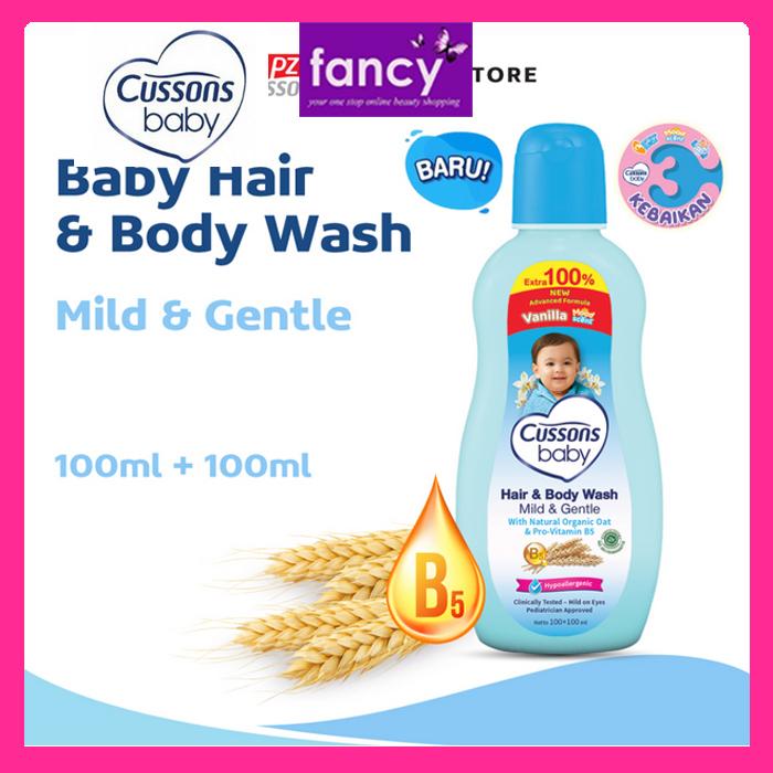 Cussons Hair & Body Wash 100+100ml Sabun Shampo Baby