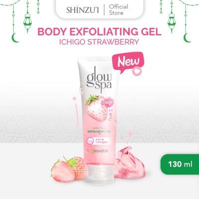 Shinzu’i Glow Spa Exfoliating Gel – Ichigo 130ml | Gentle Peeling Gel with Strawberry Extract | Smooth, Radiant, and Glowing Skin Care