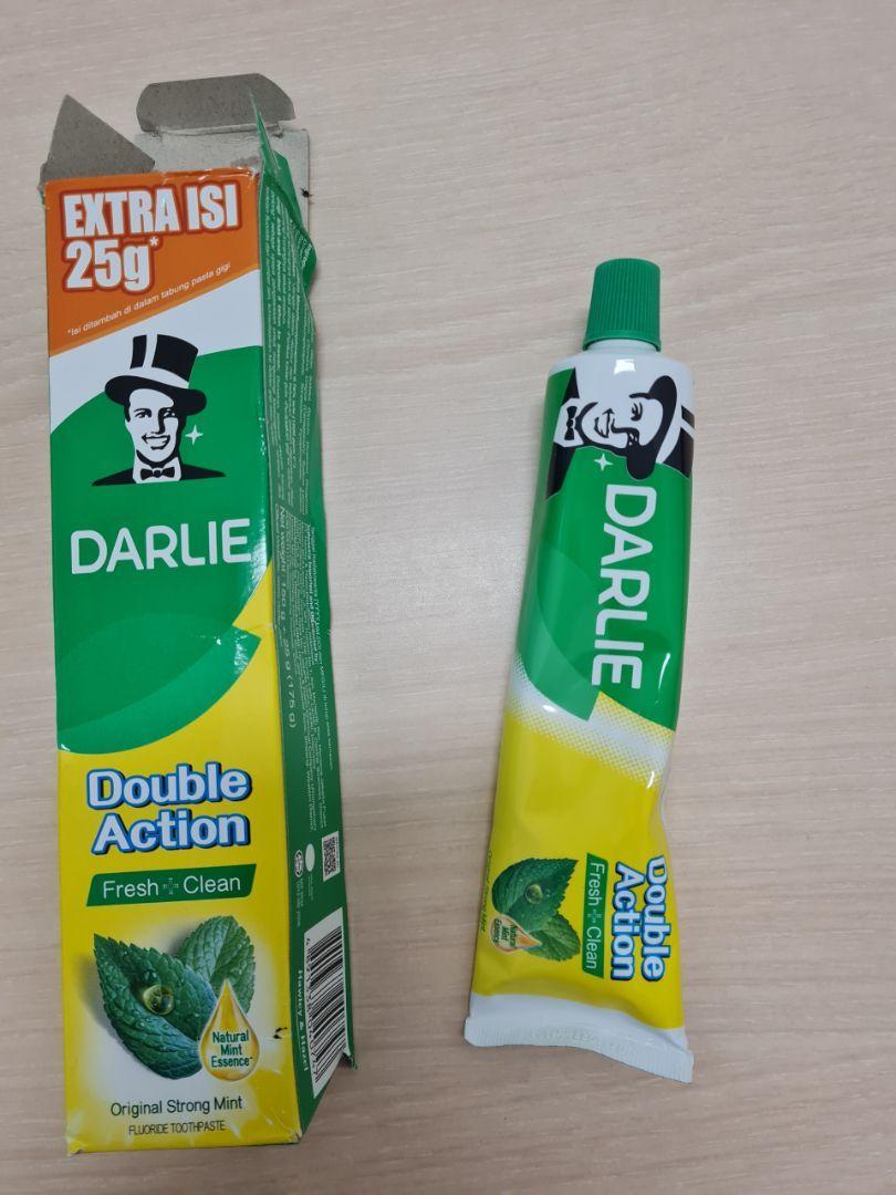Darlie Double Action Fresh & Clean Toothpaste 175g Extra Value Pack Pasta Gigi Double Action Fresh Clean