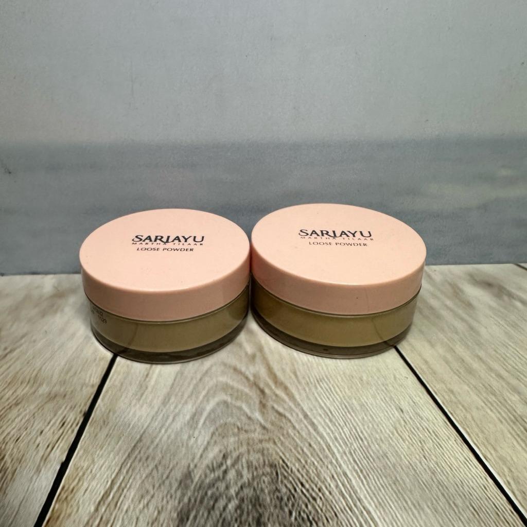 Sariayu Loose Powder Kuning Langsat 14g | Natural Matte Finish for Medium-Light Skin Tone