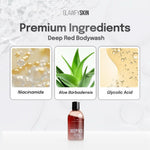 Glawfyskin - Deep Red Bodywash Whitening
