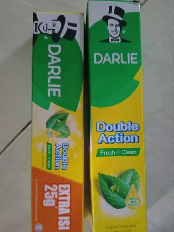 Darlie Double Action Fresh & Clean Toothpaste 175g Extra Value Pack Pasta Gigi Double Action Fresh Clean