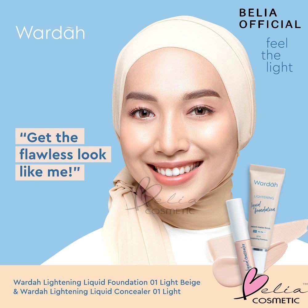 Wardah Lightening Foundation – Halal & BPOM Safe Bright & Light -  Only at Serba Ada!