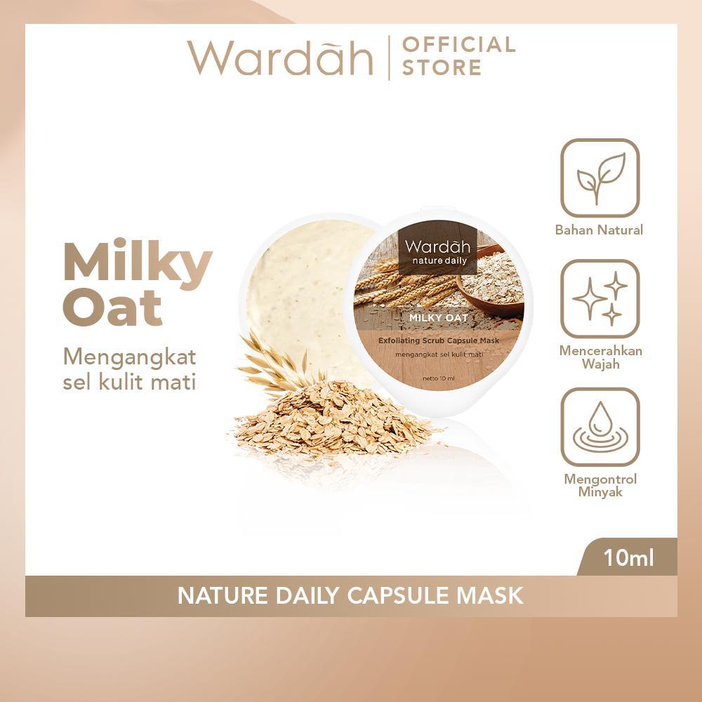 Wardah Nature Daily Capsule Mask 10ml | Oil Control Face Mask | Travel-Friendly | Serba Ada