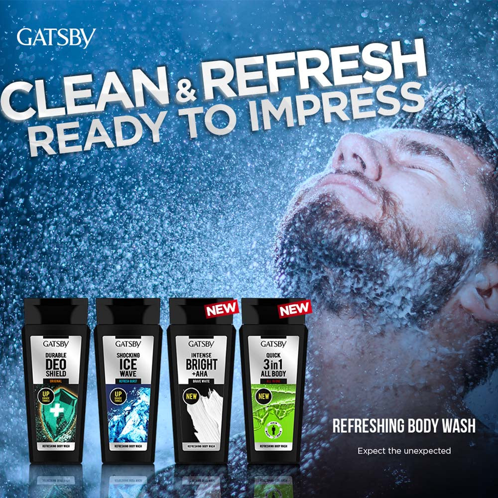 GATSBY Refreshing Body Wash Brave White 250ml