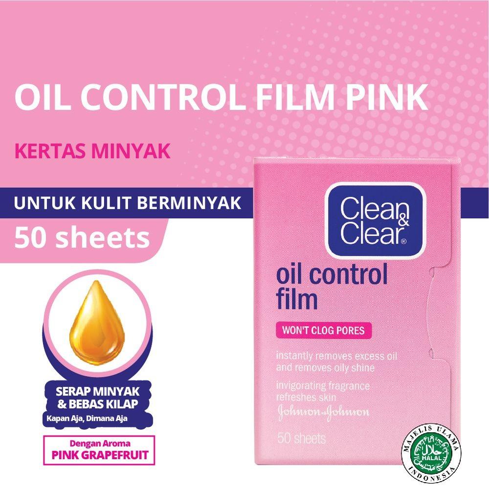 Clean & Clear Oil Control Film Pink Grapefruit – Instantly Refresh & De-Shine with a Zesty Touch!